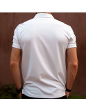 POLO BLANC BRODE SAPEURS POMPIERS – Image 3
